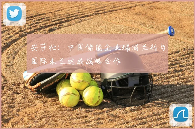 安莎社：中国储能企业瑞浦兰钧与国际米兰达成战略合作