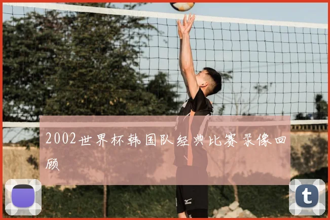 2002世界杯韩国队经典比赛录像回顾