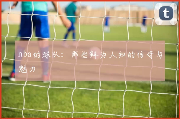 nba的球队:那些鲜为人知的传奇与魅力
